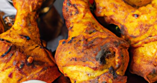 Kuřecí tandoori na grilu