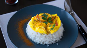 Zapečená rýže s masem a šafránem