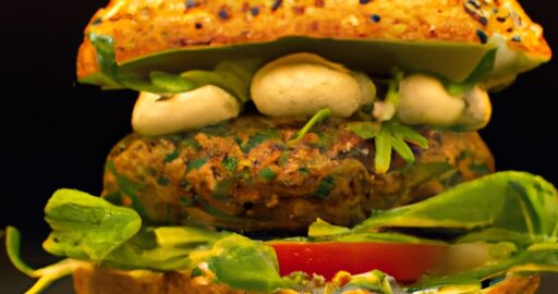 Hamburger s hranolkami a dipem