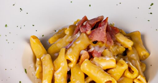 Penne alla carbonara se špekem