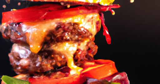 Hovězí burger s čedarem.