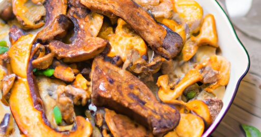 Kuře s champignony a smetanou