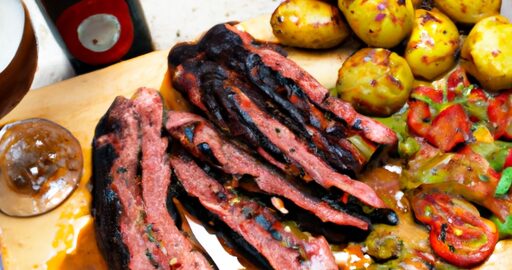 Argentinské řízečky s chimichurrim.