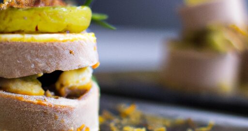 Pečená lilková roláda s bramborovou nádivkou