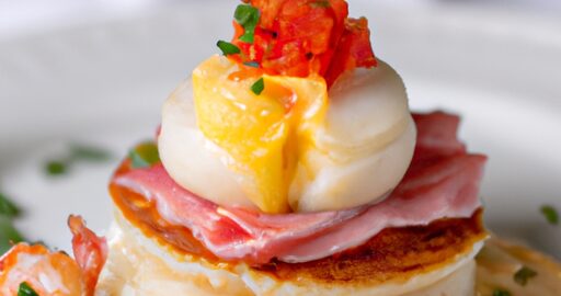 Losos s chřestem a hollandaise