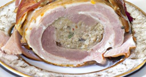 Vepřová pečeně se špekovou plní