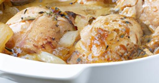 Kuře v omáčce vin blanc