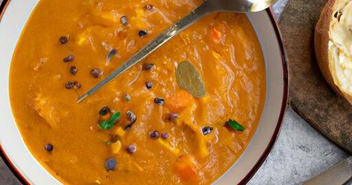 Polévka z červené čočky