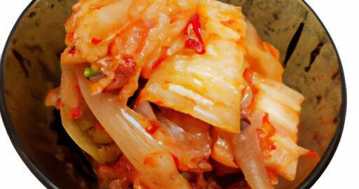Kimchi, tradiční korejský kvašený zelí