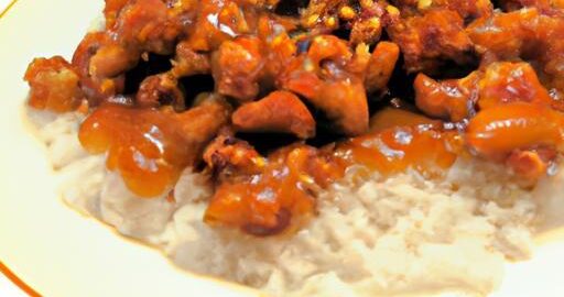 Kuře General Tso s rýží