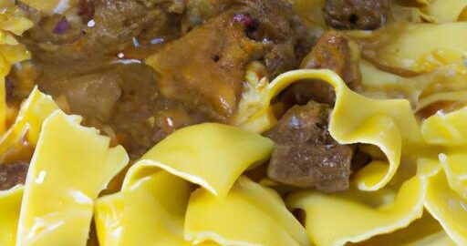 Hovězí bourguignon s tagliatelle