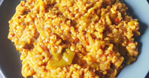 Zeleninové rizoto s kari kořením