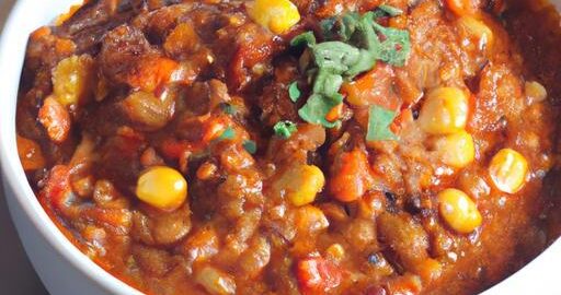 Vegetariánské chilli sin carne