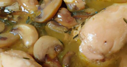 Kuřecí jus s bylinkami a hříbkami