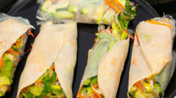 Jarní závitky se zeleninou