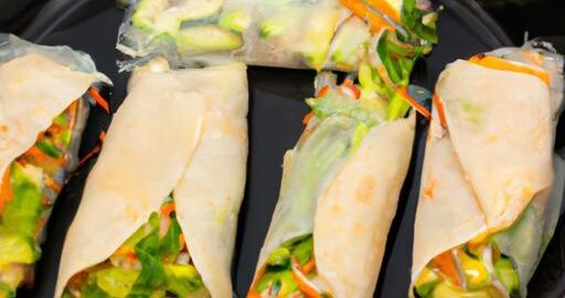 Jarní závitky se zeleninou