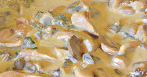 Kuře s hříbkovou omáčkou domácího typu