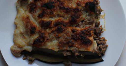 Moussaka s baklazány a masem