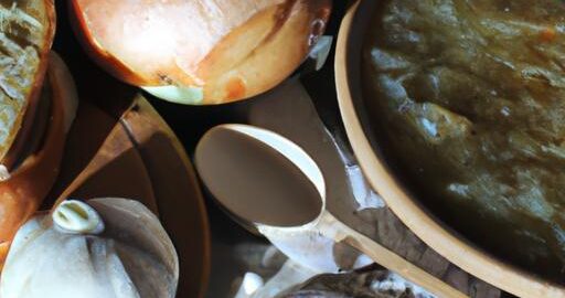 Zapečená cibulová polévka s chlebem