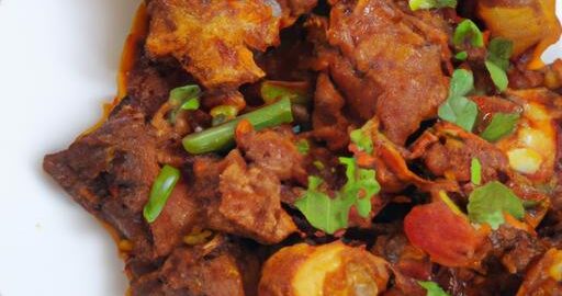 Aloo Gobi sabji s jehněčím