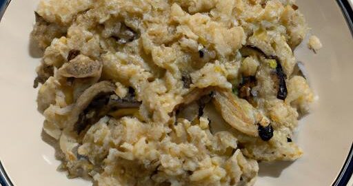 Risotto Milanese s houbami