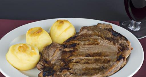 Newyorský steak s bramborami