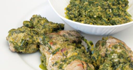 Kuřecí maso s bylinkovým pestem