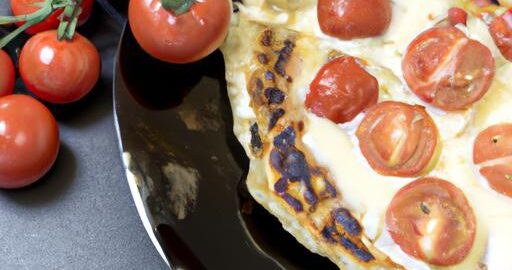 Jednoduchá italská placka s rajčaty