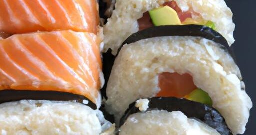 Sushi z lososa avokádem