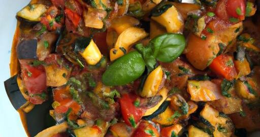 Ratatuille s čerstvými bylinkami