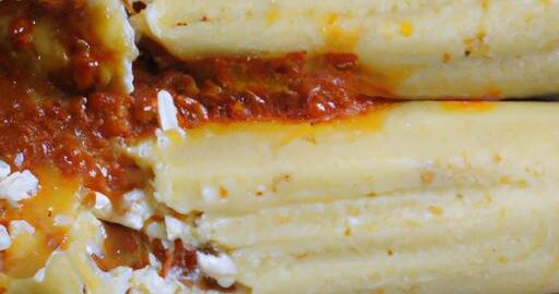 Tamales se sýrem a chilli