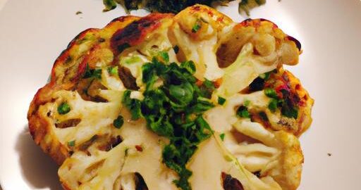 Květákový steak s chimichurri omáčkou