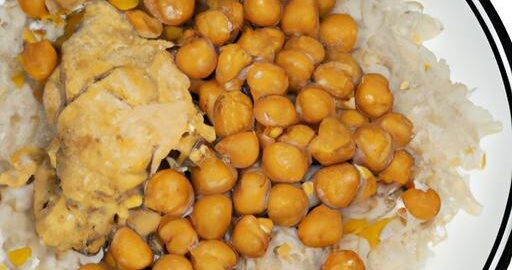 Kuřecí korma s cizrnou a rýží