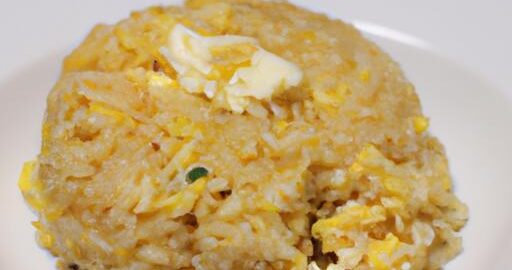 Smažená rýže s mozzarellou