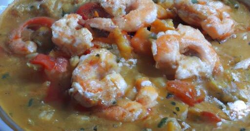 Moqueca de peixe a krevety
