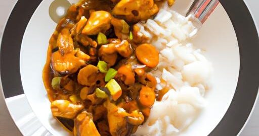 Japonské kuře teriyaki s rýží