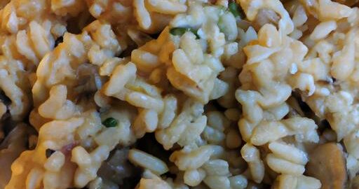 Vegetariánské rizoto s houbami