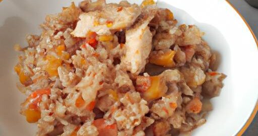 Quinoa s kuřecím šťávou a zeleninou