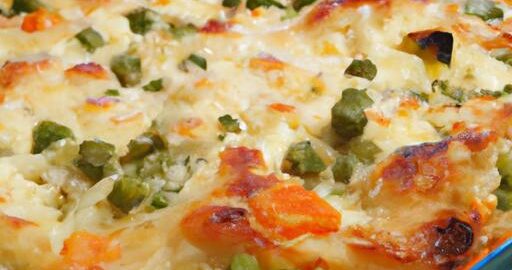 Rýžový zapečený zeleninový plátek