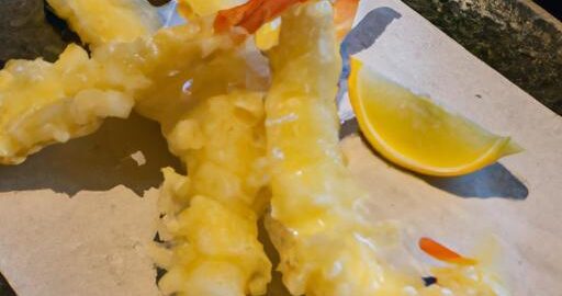 Tempura krevety s omáčkou tentsuyu