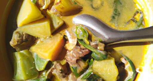 Rajský zeleninový kari s kokosem