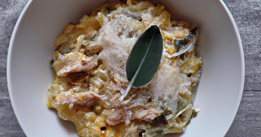 Kuřecí sýrové rizoto s šalvějí