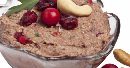 Kuřecí paštika s brusinkami a ořechy