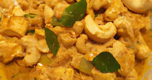 Kuřecí korma s kešu ořechy