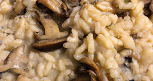 Rýžová rizoto s houbami