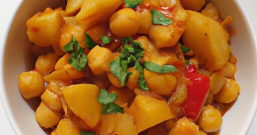 Kari z cizrny a brambor