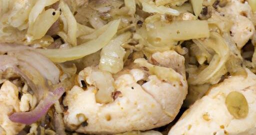 Kuře na vinegrétu se šalotkou