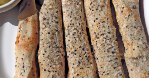 Rýžové paprikové placky se sezamem