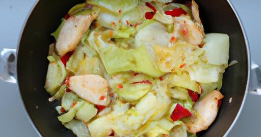 Kuřecí wok s čínským zelím