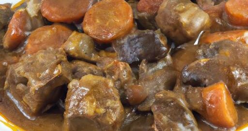 Hovězí Bourguignon v červeném vínu